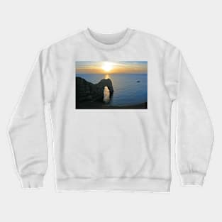 Sunset over Durdle Door Crewneck Sweatshirt